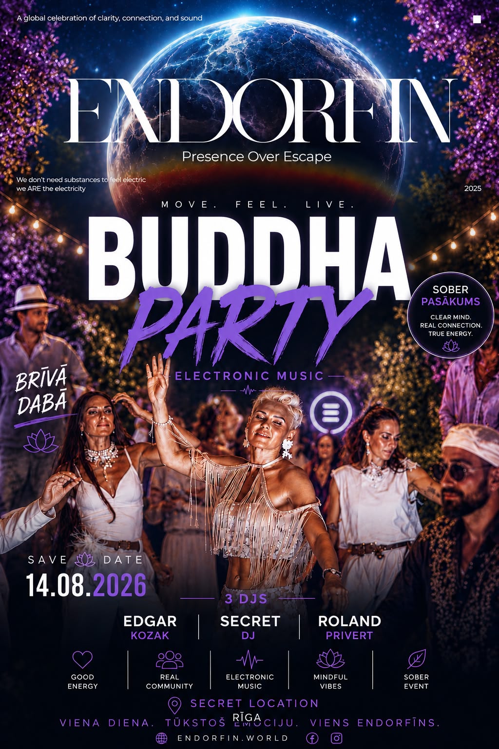 ENDORFIN BUDDHA PARTY 14.08.2026